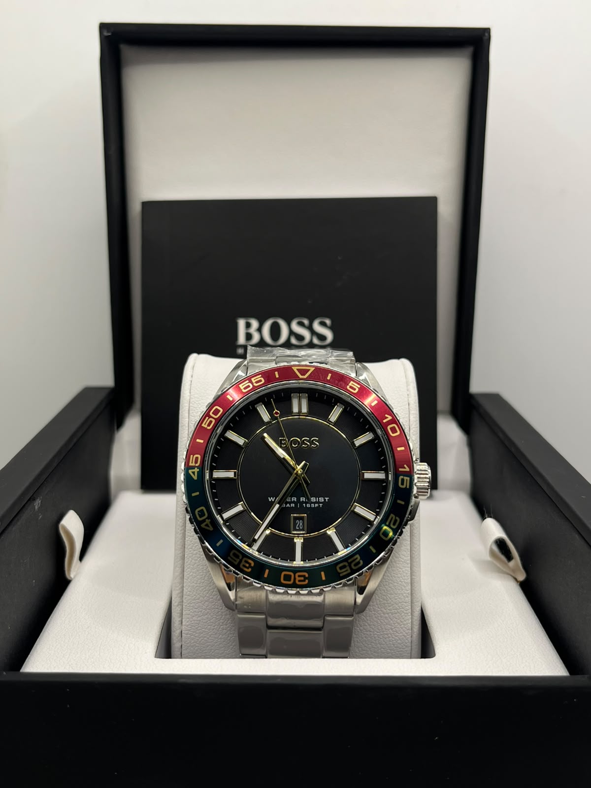 Montre Homme Hugo Boss Cadran Noir & Bracelet Cuir (Copy)