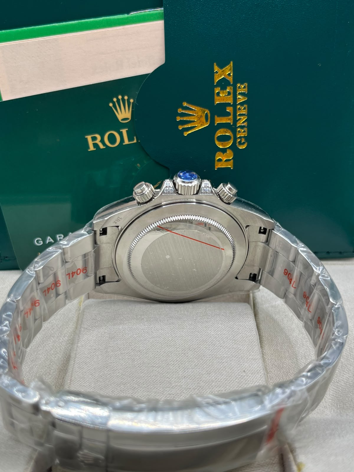 Rolex Day-Date 36 Slate Grey & Rainbow Gem-Set (Copy)