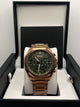 Hugo Boss Men's Green Dial Rose Gold Stainless Steel Watch (Copy)