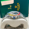 Rolex Day-Date 36 Slate Grey & Rainbow Gem-Set (Copy)