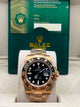 Clean Rolex GMT-Master II Yellow Gold Black & Grey (CLONE)