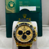 Clean Rolex Daytona Gold & Black Oysterflex (CLONE)