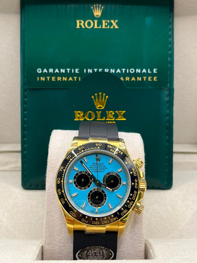 Clean Rolex Day-Date Gold & Tiffany Blue (CLONE)