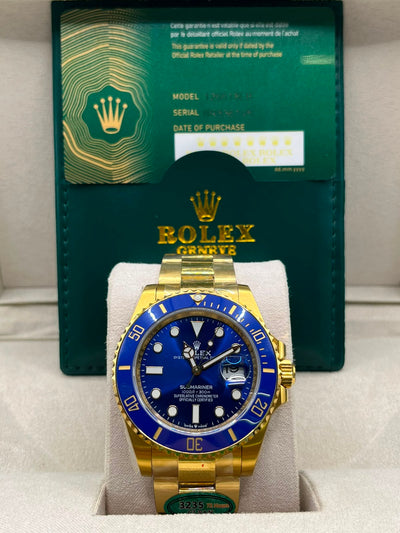 Clean Rolex Submariner Date Gold & Blue (CLONE)