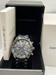 Emporio Armani Chronograph Watch Grey Dial Grey Stainless Steel Bracelet (Copy)