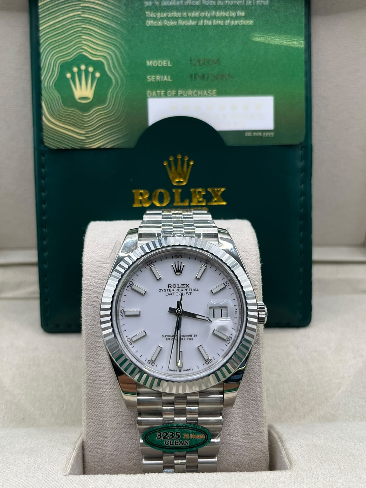 Clean Rolex Datejust Silver Dial (CLONE)