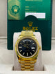 Clean Rolex Day-Date Gold & Navy Blue (CLONE)