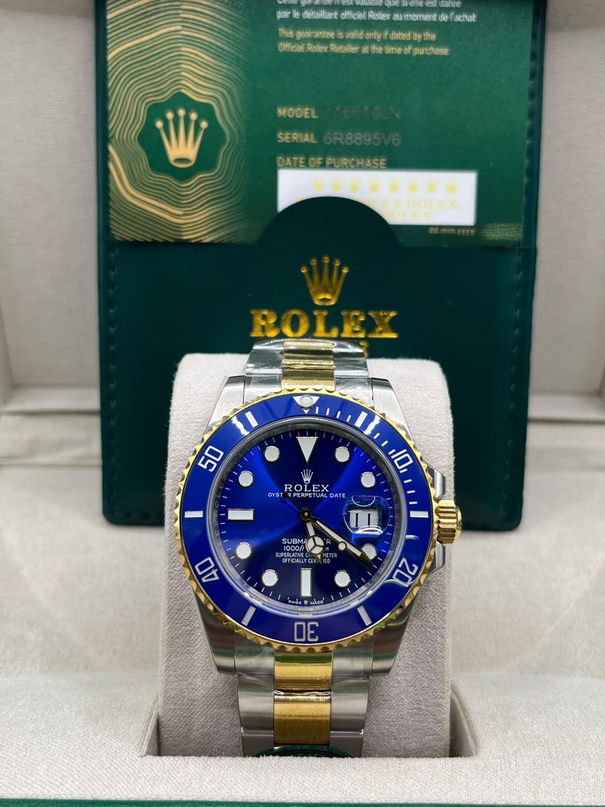 Clean Rolex Submariner Bluesy Two-Tone (CLONE)