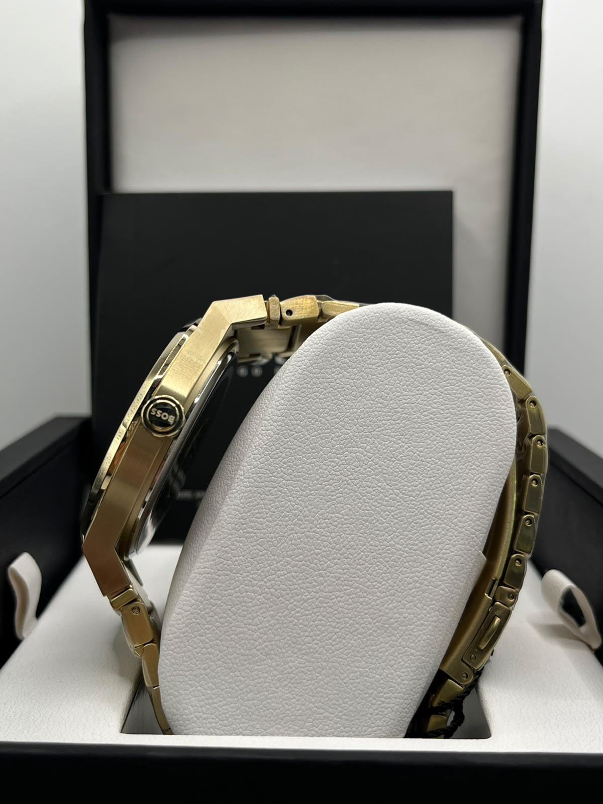 Hugo Boss Men's Two-Tone Black & Gold Watch (Copy)