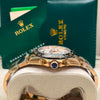 Rolex Cosmograph Daytona White Dial Gold Case Black Bezel (MASTER COPY)