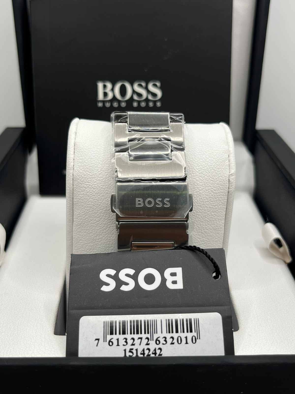 Hugo Boss Men's Light Blue Dial Steel Chrono Watch (Copy)