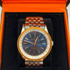 Breitling Navitimer Men's Blue Dial & Gold Bezel Steel Watch (Copy)