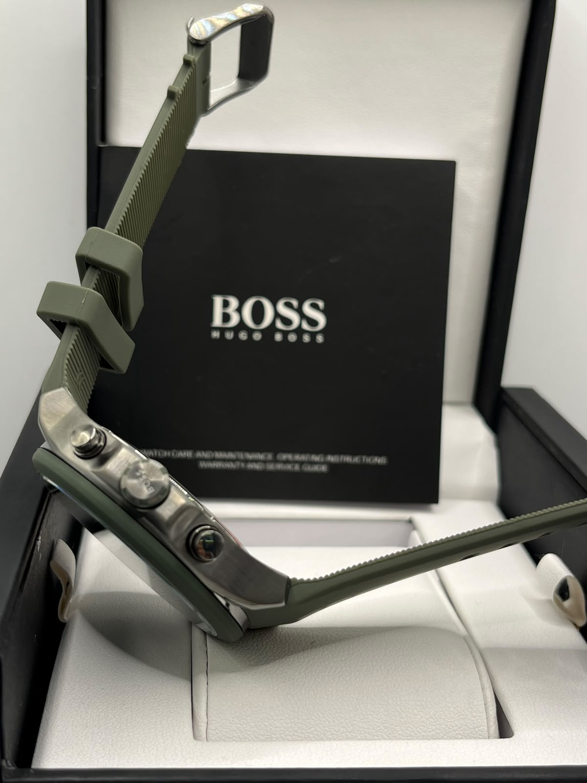 Montre Homme Hugo Boss Vert & Noir avec Coffret (Copy)