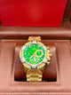 Invicta Gold Green Chronograph Watch