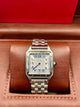 Cartier Santos Arabic Dial Steel Watch