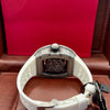 Richard Mille Style Skeleton White Rubber Watch