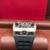 Jacob & Co Bugatti Style Skeleton Silver Blue Watch