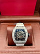 Richard Mille Style Skeleton White Rubber Watch