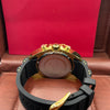 Invicta Gold Black Chronograph Watch Original