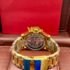 Invicta Gold Skeleton Blue Dial Watch