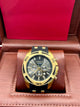 Invicta Gold Black Chronograph Watch Original