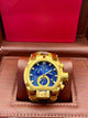 Invicta Reserve Gold Blue Chronograph Watch