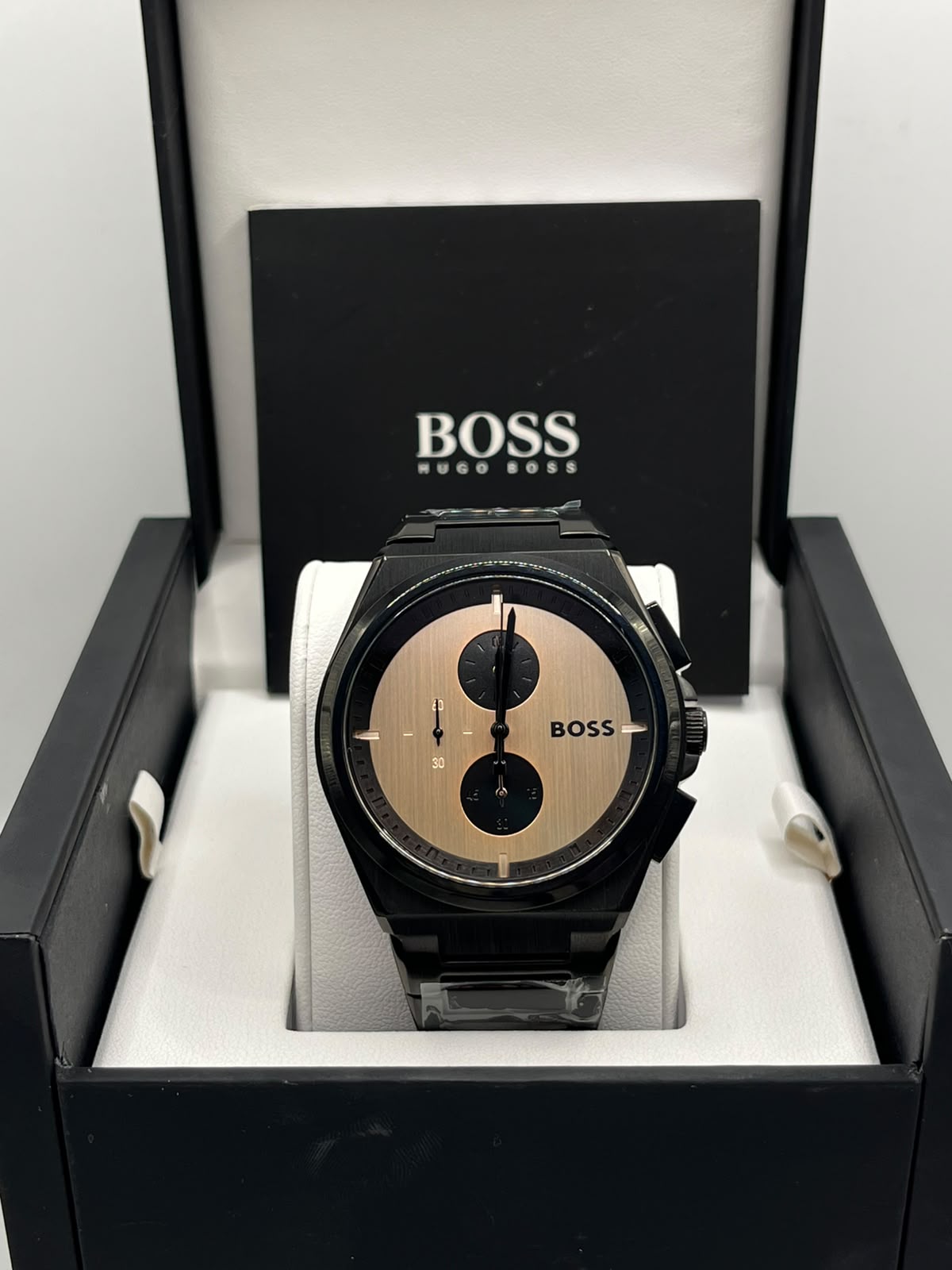Coffret Montre Homme Hugo Boss Bracelet Noir(Copy)
