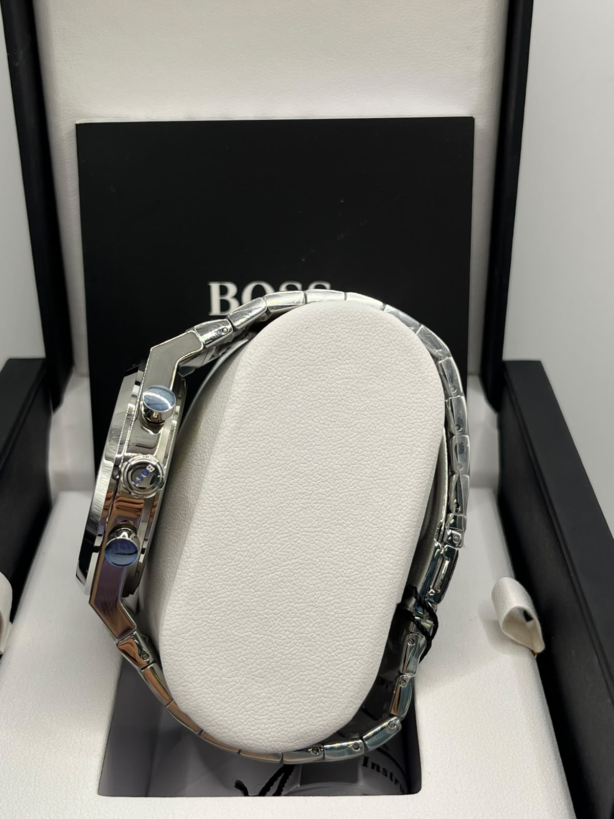 Hugo Boss Men's Blue Dial Stainless Steel Watch (Copy)