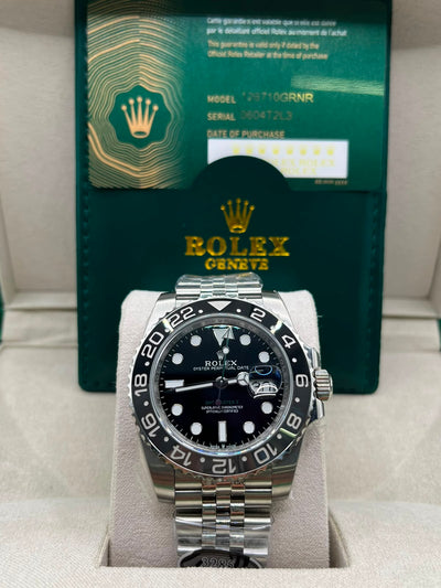 Clean Rolex GMT-Master II – Black & Grey Bezel (CLONE)