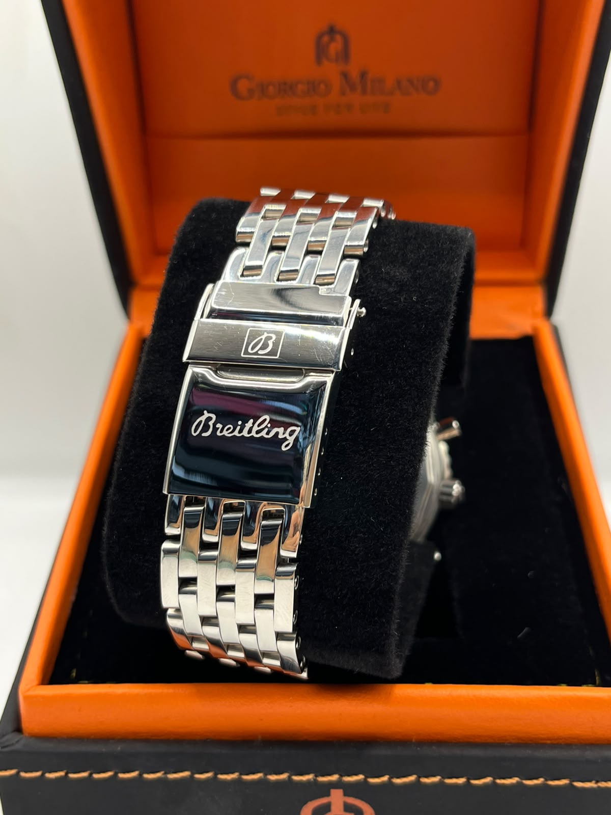 Breitling Navitimer Men's Blue Dial Stainless Steel Watch (Copy)