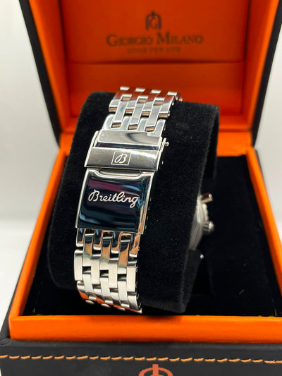 Breitling Navitimer Men's Blue Dial Stainless Steel Watch (Copy)