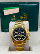 Rolex Cosmograph Daytona Black Dial Yellow Gold(MASTER COPY)