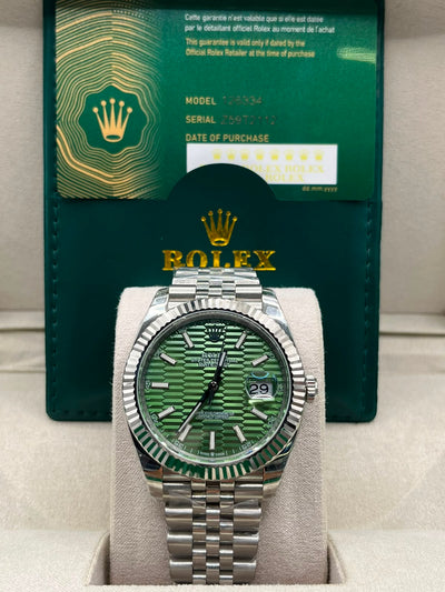 Clean Rolex Datejust Green Motif (CLONE)