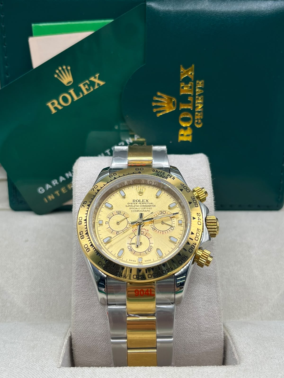 Rolex Cosmograph Daytona Gold Dial Watch (MASTER COPY)