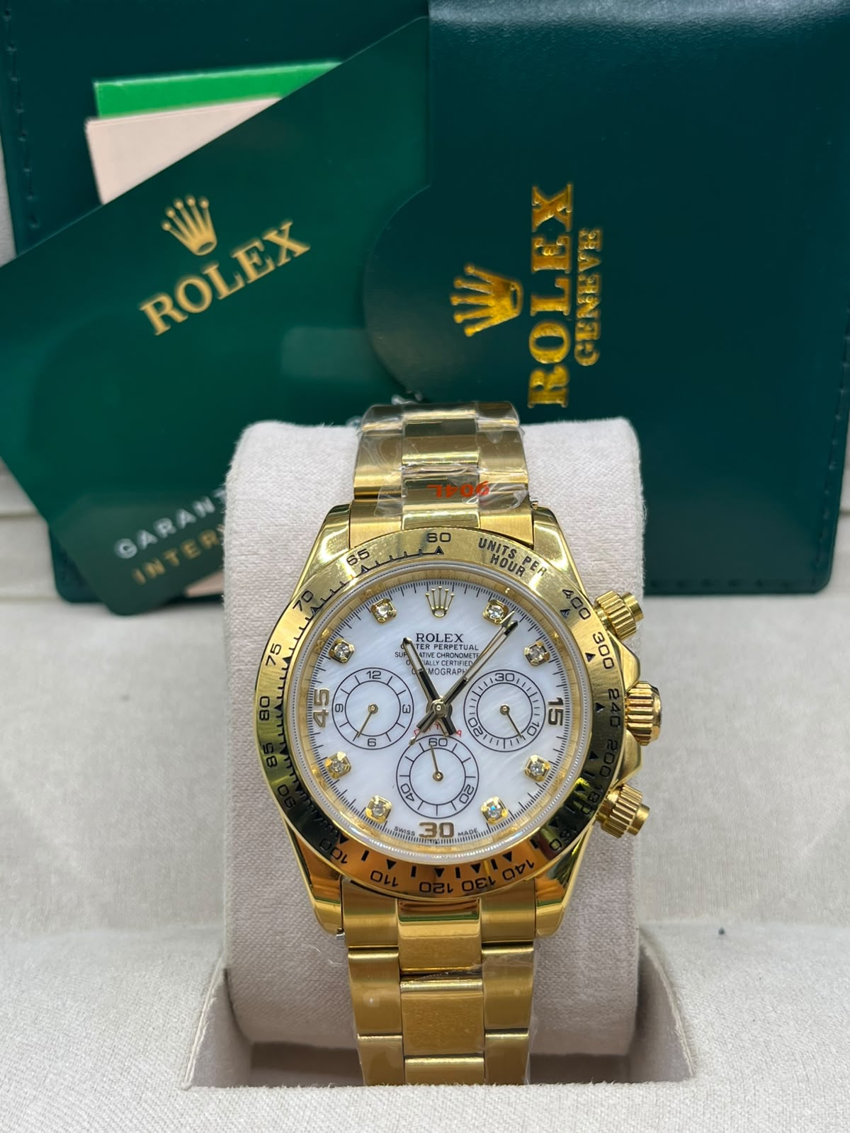 Rolex Cosmograph Daytona White Dial Yellow Gold (MASTER COPY)