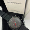 Emporio Armani Men's Black Watch with Red Accents (Copy)