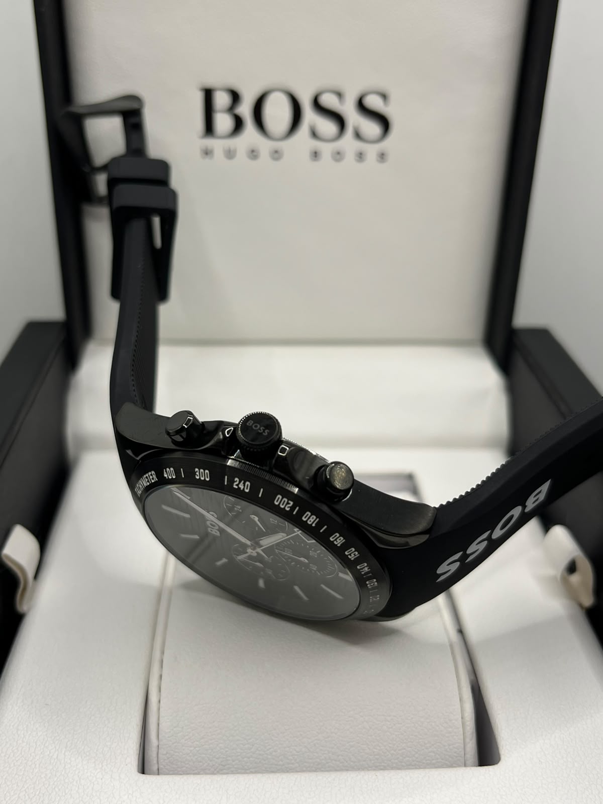 Coffret Montre Homme Hugo Boss Bracelet Noir (Copy)