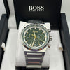 Hugo Boss Men's Green Dial Stainless Steel Watch(Copy)