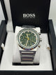 Hugo Boss Men's Green Dial Stainless Steel Watch(Copy)