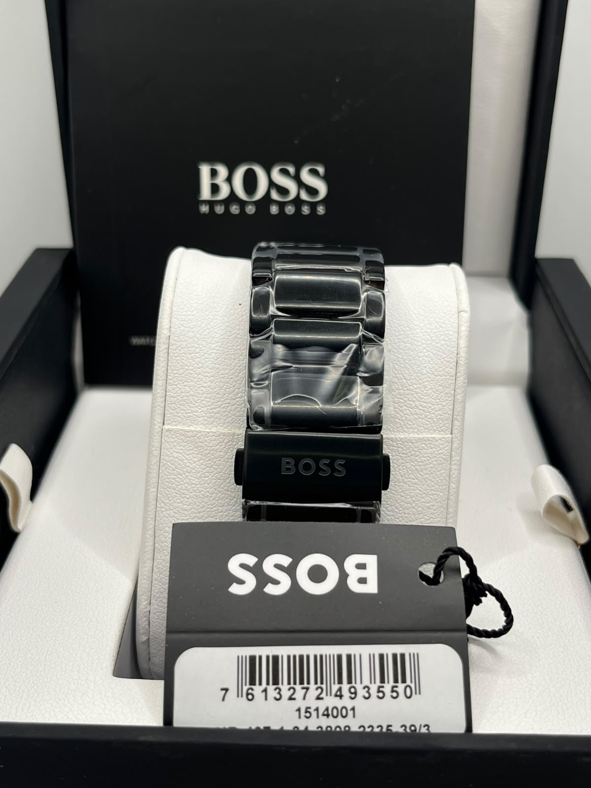Hugo Boss Men's Black Dial Rubber Strap Watch (Copy)